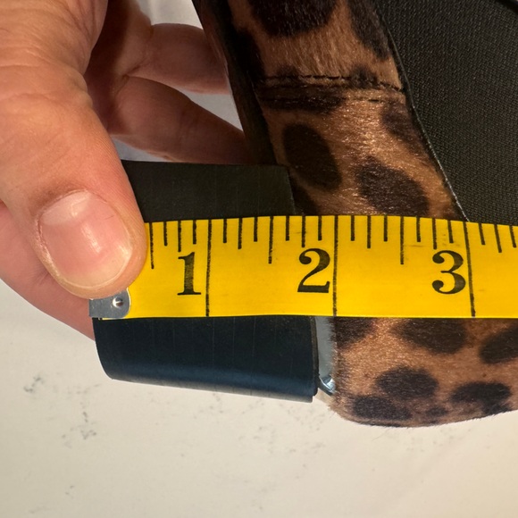 Nine West leopard print slip on booties - Picture 7 of 7